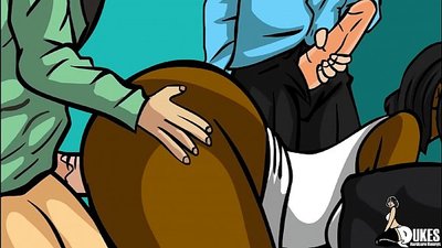 Omo ile ni ibalopo pẹlu dudu olukọ lẹhin ti ile-iwe